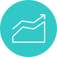 economy bluegreen icon