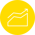 economy yellow icon