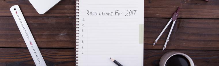 liste de résolutions pour l'année 2017