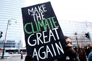 betoging voor klimaat europa brussel