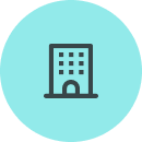 icon building turquoise 130px
