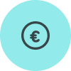 icon euro turquoise 100px