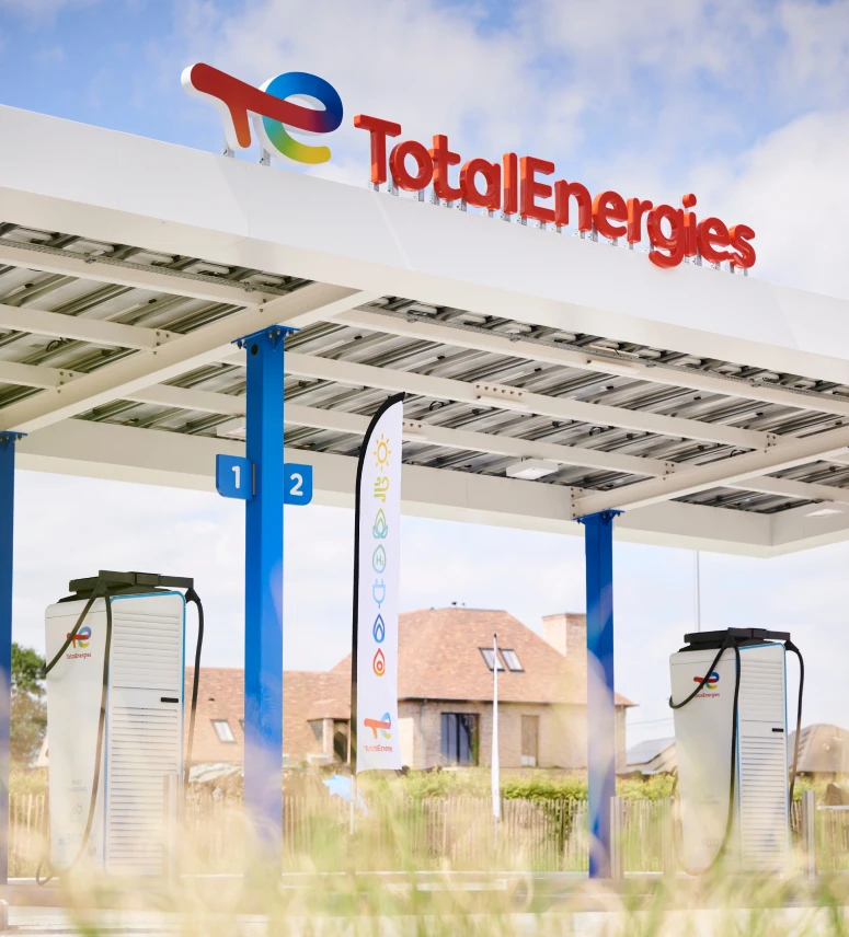 Station de charge électrique rapide TotalEnergies