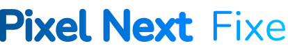 Logo Pixel Next fixe bleu