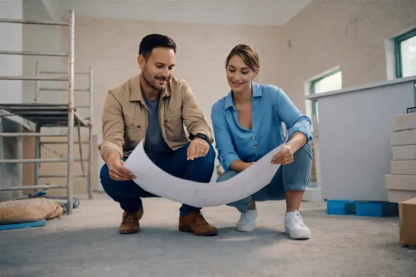 Nouvelle construction couple