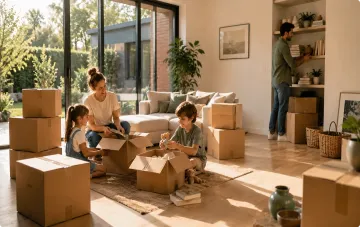 déménagement en famille