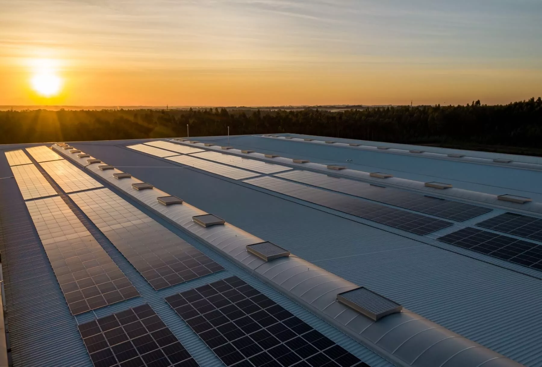Chauffer les grandes entreprises avec des panneaux solaires