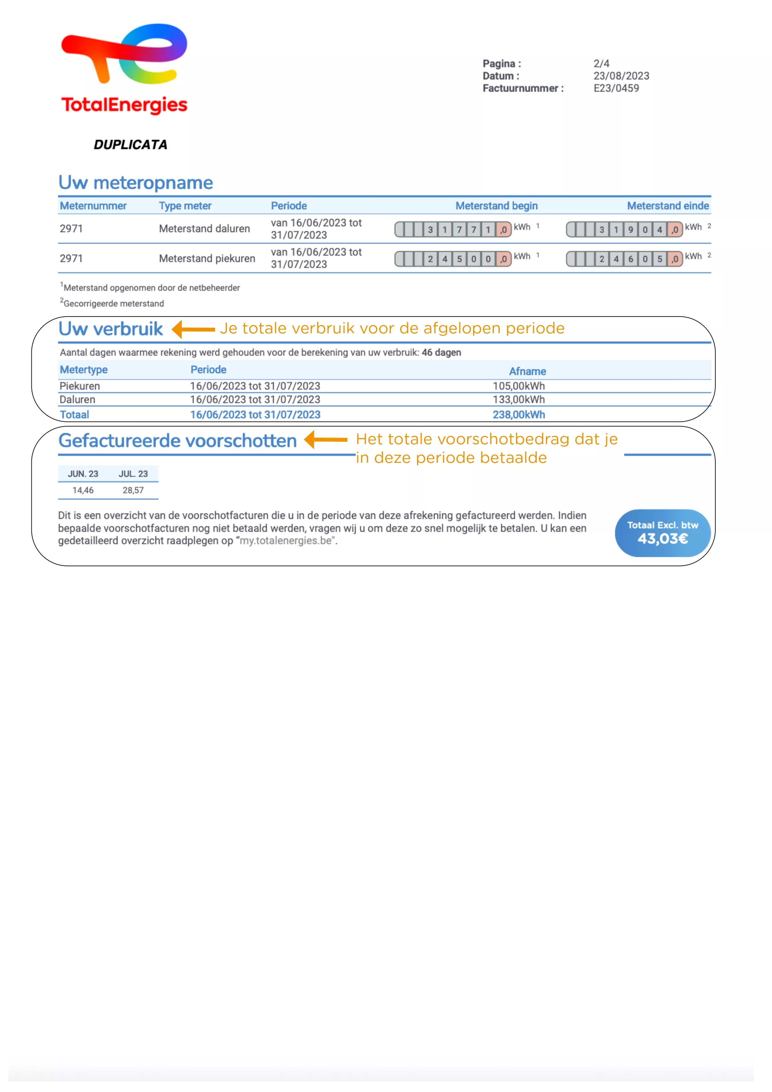 Jaarafrekening VSE page 2