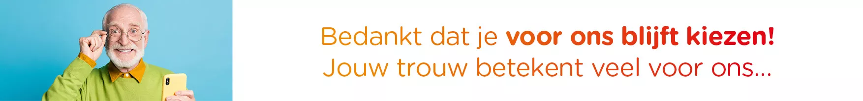 Bedankt voor je loyaliteit aan Pixel