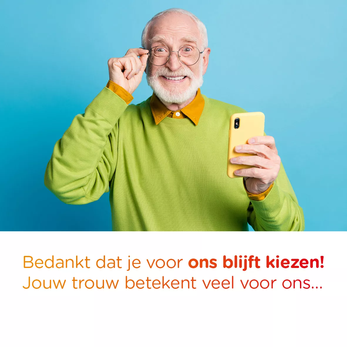Bedankt voor je loyaliteit aan Pixel