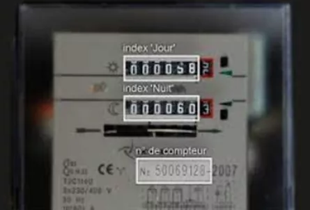 Compteur d'électricité bihoraire